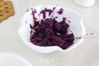 山药紫薯泥的做法步骤:4