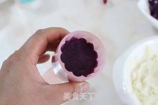 山药紫薯泥的做法步骤:6