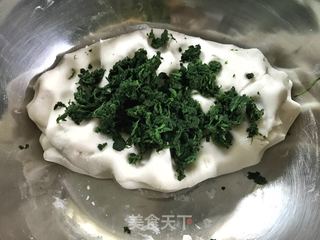 蛋黄肉松青团的做法步骤:7