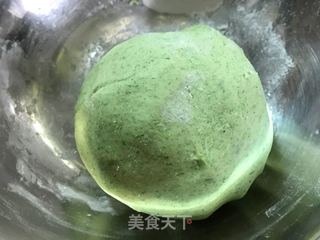 蛋黄肉松青团的做法步骤:8