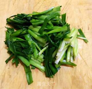 韭菜凉拌毛蚶的做法步骤:6