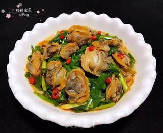 韭菜凉拌毛蚶的做法步骤:10