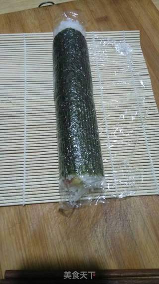 海苔寿司的做法步骤:13