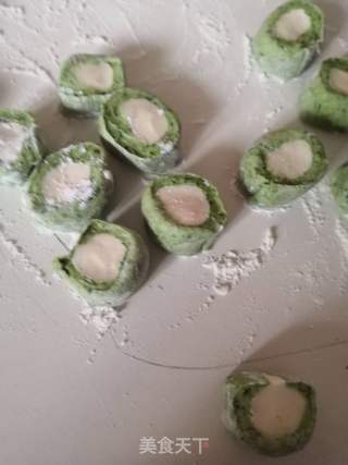 翡翠煎饺的做法步骤:10