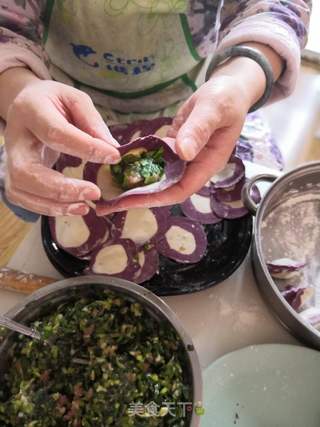 紫薯粉煎饺的做法步骤:10