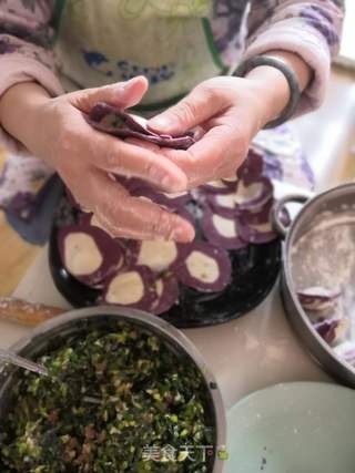 紫薯粉煎饺的做法步骤:11
