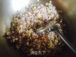 春笋肉丁酱的做法步骤:7