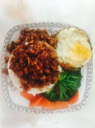 春笋肉丁酱的做法步骤:9