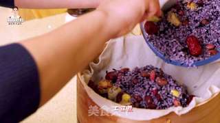韩式南瓜黏米饭的做法步骤:6