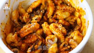 韩式辣炒八爪鱼的做法步骤:10