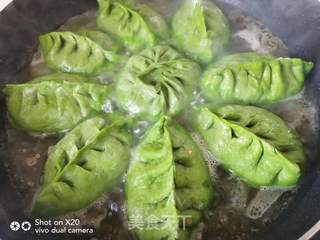 韭菜鸡蛋水煎包的做法步骤:9