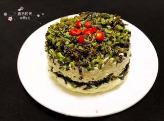#春季野菜#香椿拌豆腐的做法步骤:9