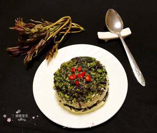 #春季野菜#香椿拌豆腐的做法步骤:10