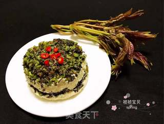 #春季野菜#香椿拌豆腐的做法步骤:11