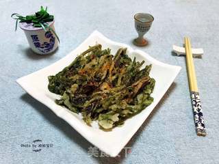 #春季野菜#炸香椿的做法步骤:12