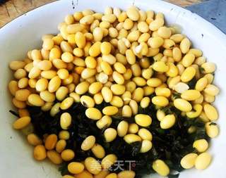 #春季野菜#香椿拌金豆的做法步骤:9