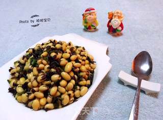#春季野菜#香椿拌金豆的做法步骤:13