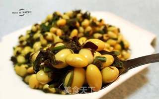 #春季野菜#香椿拌金豆的做法步骤:14