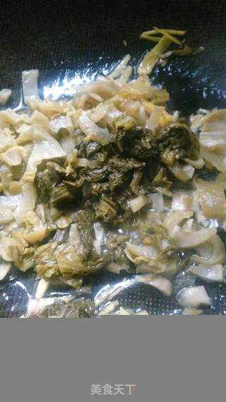 酸菜豆米汤的做法步骤:5