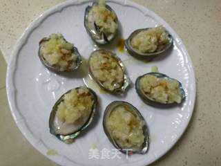蒜蓉蒸鲍鱼的做法步骤:7