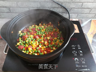 香菇酱炒饭的做法步骤:10