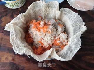 宝宝辅食~磷虾藕饼的做法步骤:4