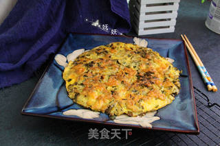 香椿煎蛋的做法步骤:13