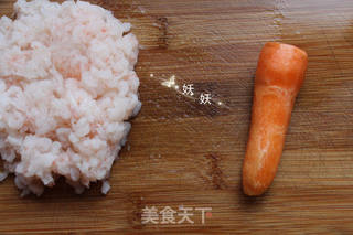 南极磷虾蒸虾糕的做法步骤:3