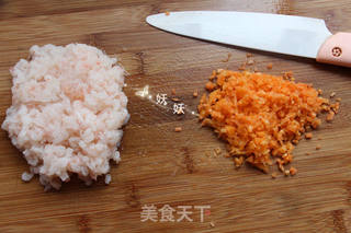 南极磷虾蒸虾糕的做法步骤:4