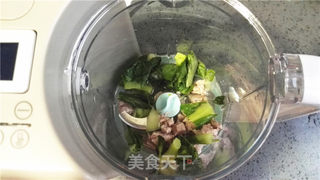 青菜肉泥面的做法步骤:3