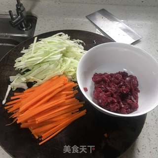 干炒牛河的做法步骤:3