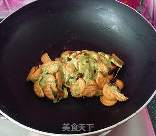 抹茶雪花酥的做法步骤:9