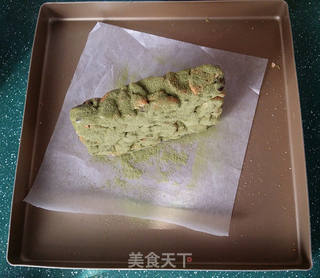 抹茶雪花酥的做法步骤:13