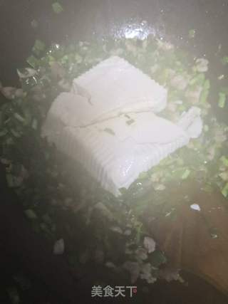 韭菜豆腐的做法步骤:5