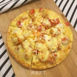 田园海鲜披萨的做法步骤:9
