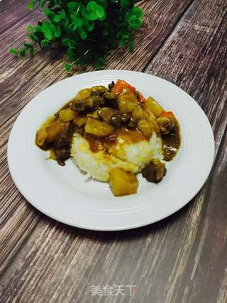咖喱牛肉饭的做法步骤：10