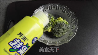 西兰花营养米糊的做法步骤:2