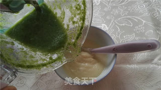 西兰花营养米糊的做法步骤:14