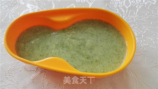 西兰花营养米糊的做法步骤:16