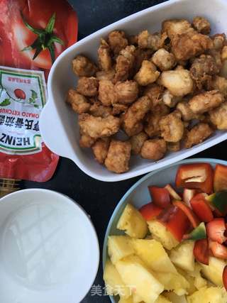 菠萝咕噜肉的做法步骤:8