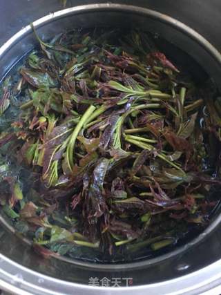 春之食:香椿炒鸡蛋的做法步骤:2