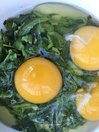 春之食:香椿炒鸡蛋的做法步骤:5