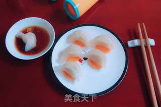 好吃的粤式点心，在家也可以做【水晶虾饺?】的做法步骤：11