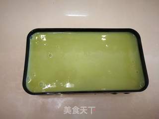 椰香抹茶红豆糕的做法步骤:6