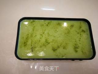 椰香抹茶红豆糕的做法步骤:8