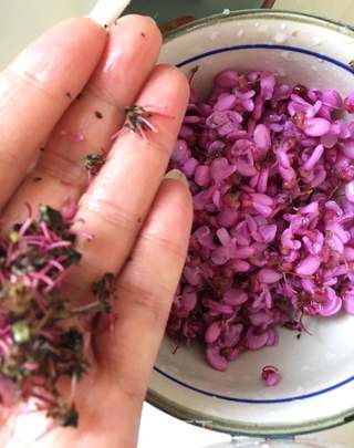 荆花甜虾饭团的做法步骤:3