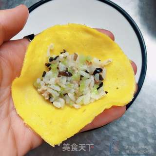 漂亮的辅食,不光让宝宝胃口大开,连你也会抢着吃!【福袋饭】的做法步骤:10