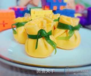 漂亮的辅食,不光让宝宝胃口大开,连你也会抢着吃!【福袋饭】的做法步骤:13