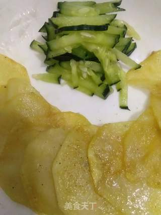 椒盐薯片的做法步骤:7