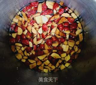 红枣山药燕麦米糊的做法步骤:6